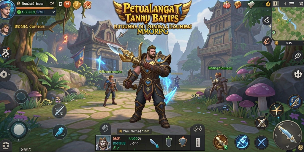 Tampilan gameplay menarik dari 66K, menampilkan pertempuran epik dan eksplorasi luas.