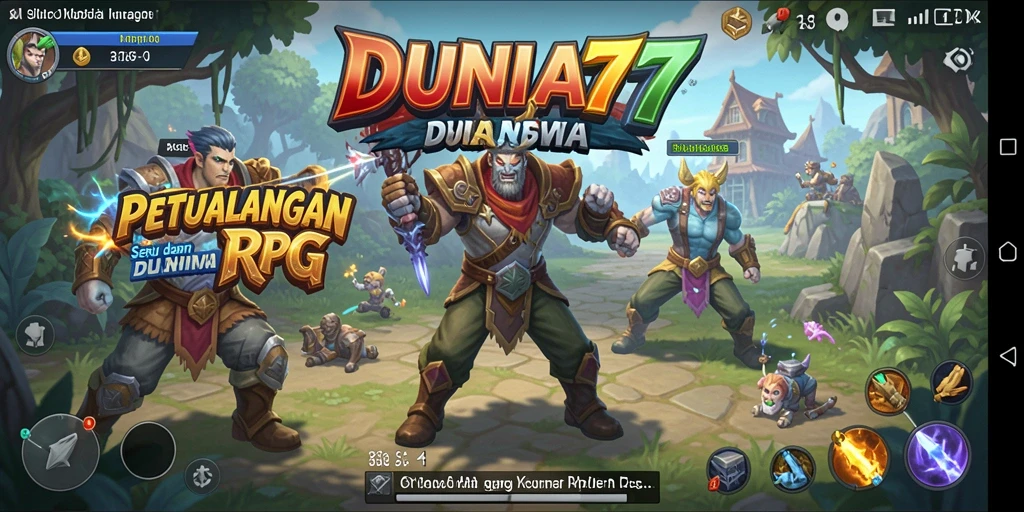 Tampilan menakjubkan dari pertempuran seru dalam DUNIA77.
