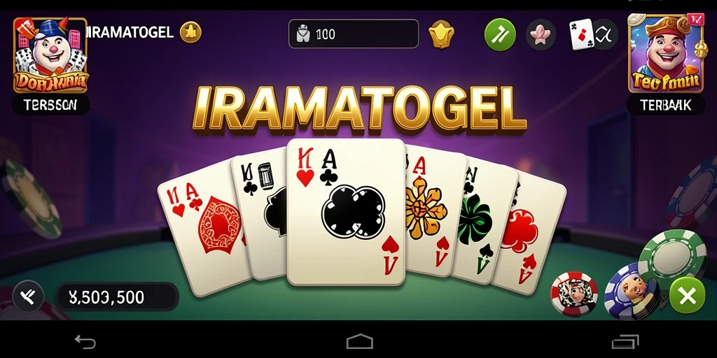 Tampilan gameplay seru dalam aplikasi IRAMATOGEL.