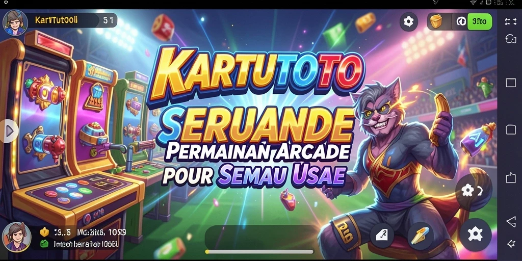 Tampilan gameplay KARTUTOTO yang penuh aksi dan keseruan.