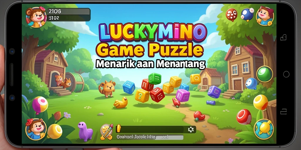 Gameplay menarik LUCKYMINO dengan puzzle yang menantang.