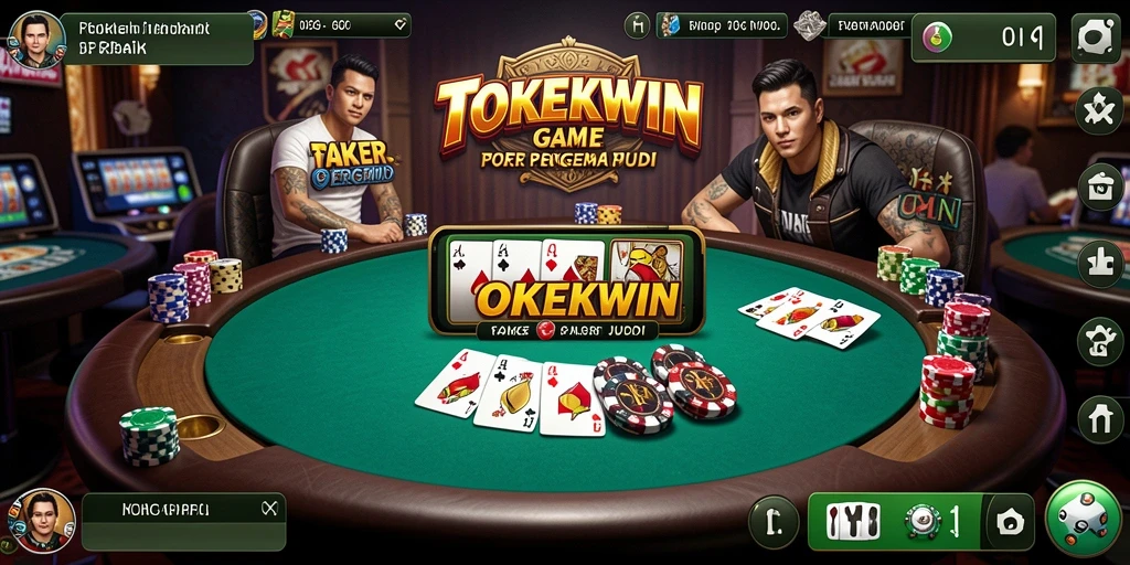 Tangkapan layar gameplay Poker yang menarik dan mendebarkan.